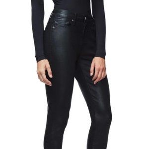 Black Coated Skinny Jeans